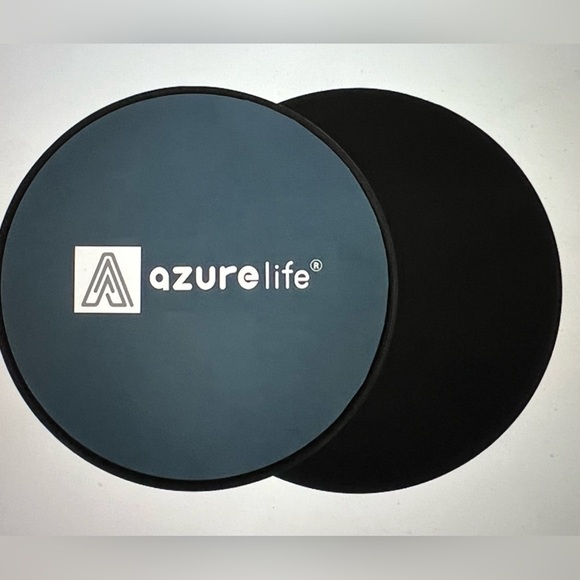 Azure Life Core Sliders Push Ups Size 7 Fitness Exercise Home Black Sealed NIB - Picture 7 of 9